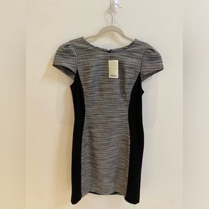 NWT | Anthropologie - Moulinette Soeurs | Tweed Dress | Black & Gray | Size 12